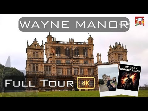 Full Tour Of WAYNE MANOR - Wollaton Hall - 4K - Batman's House from THE DARK KNIGHT RISES