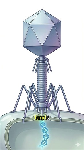 The Microscopic "Alien" War Raging on Earth Right Now ⚔️ #bacteriophage #science #biotech #biology