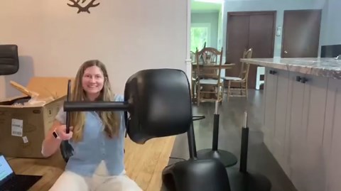 FIRAVOE Swivel Bar Stools Set of 2 (Adjustable Height 25"-33") Counter Height Bar Stools with Back, Modern Faux Leather Black Barstools for Kitchen Island