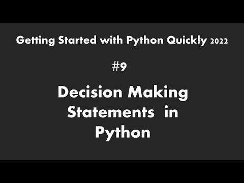 Decision Making Statements in Python I if-else | If-elif-else
