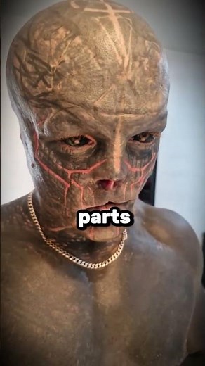 His alien transformation is actually terrifying