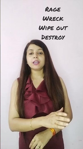 Learn synonyms and meaning of 'Demolish' ‪@englishgenius1234‬