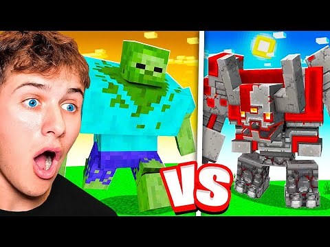 MINECRAFT DUNGEONS vs. MUTANT CREATURES | MOB TOURNAMENT