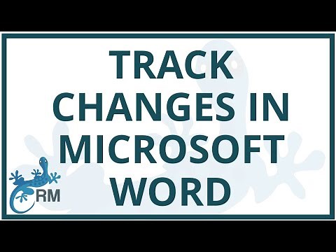 How to use track changes in Word
