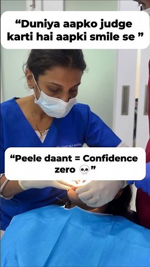 Professional Teeth Scaling & Cleaning 🦷 | Before and After Transformation #readdescription