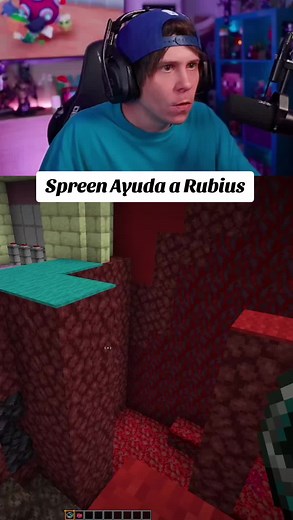 Spreen's Help to Rubius in Minecraft