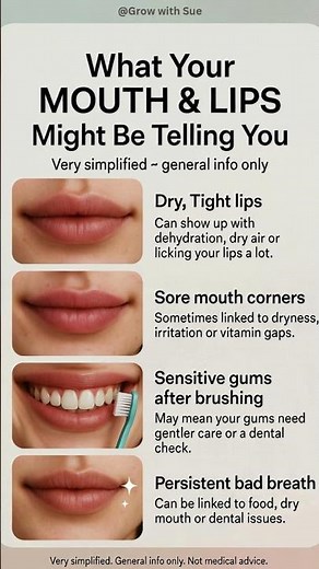 What Your MOUTH Might Be Telling You 👄 (Very Simplified)