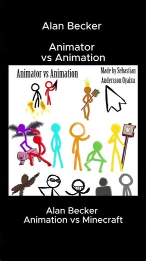 Animator vs Animation #stickfigure #alanbecker #fanmade