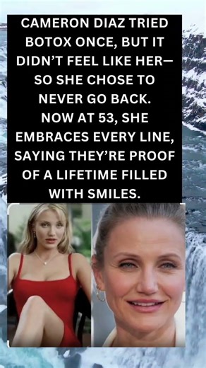 Aging with Grace: Cameron Diaz’s Beautiful Choice 💫