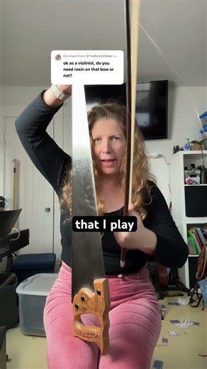 Do you use rosin on a musical sawist?