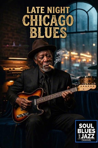 Soul Blues and Jazz: Late Night Chicago Blues to Unwind & Clear Your Mind | Instrumental Guitar 🌃