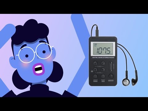 Personal AM/FM Pocket Radio Portable VR-robot Mini Digital... - Review
