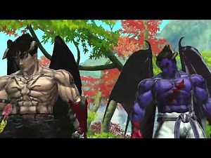 Street Fighter X Tekken Devil Kazuya & Devil Jin mod Gameplay