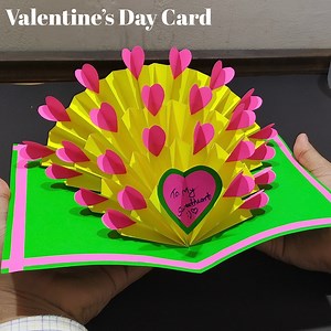 Beautiful Valentine's Day Pop up Card for Her !! #valentines #popupcard #greetingscards ##valentinedays #GiftForHer #giftideas #CraftEngineer | Craft Engineer