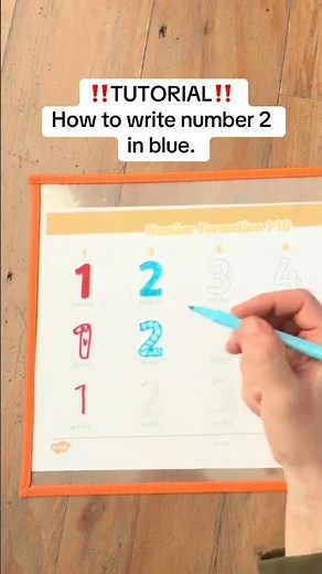 How to Write the Number 2 🔵✏️ | Number Formation
