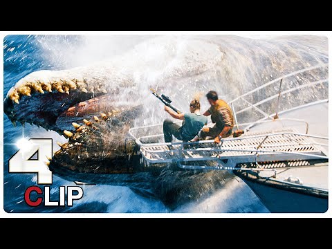 Mosasaurus Attacks The Boat Scene | JURASSIC WORLD REBIRTH (NEW 2025) Movie CLIP 4K
