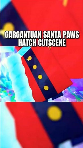 Gargantuan Santa Paws Hatch Cutscene #roblox #petsim99 #petsimulator99
