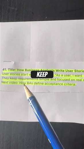 How Business Analysts Write User Stories