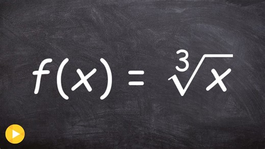 How to write the transformations and graph a cube root function