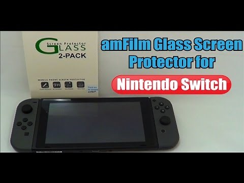 amFilm Nintendo Switch Glass Screen Protector Installation Guide