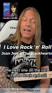 7.8K views · 117 reactions | I Love Rock 'N Roll by Joan Jett Guitar Lesson - Quick Songs by Steve Stine. #reels #guitarsolo #howtoplayguita #guitartutorial #guitarplayer #guitarteacher #guitarsongs #guitaristlife #guitarlife | GuitarZoom.com | Facebook