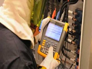 Fluke ScopeMeter in use at Keithly Electric