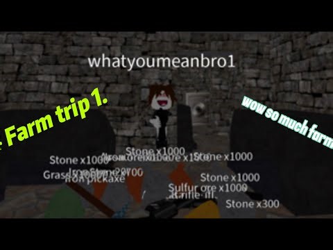 Roblox Catastrophia☣️(Farm trip series part 1)