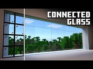 Connected Glass Textures Make Minecraft Look Like a COMPLETELY New Game