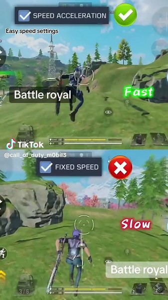 Easy Speed Settings in Call of Duty: Mobile Gameplay