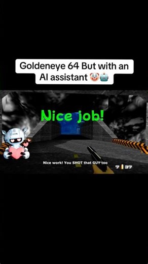 Goldeneye 64 But With an AI bot 🤡🤖