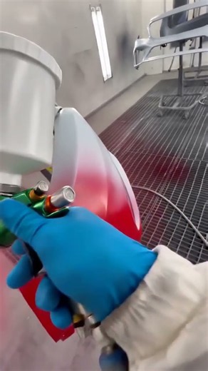 SK300 Spray Gun in Action | Automotive Paint Spraying & Smooth Finish Demo