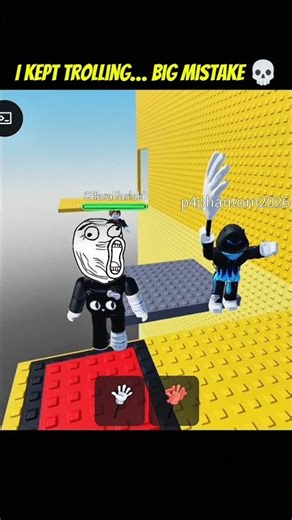 I Keep Trolling...Big Mistake💀#roblox #fyp