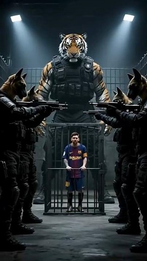 Messi Kidnapped by Tiger Agents 🐅⚽ | Ronaldo & Rambo Rescue Mission 🔥