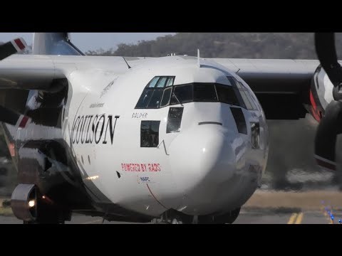 20 MINUTES OF CLOSE-UP AERIAL FIREFIGHTING AIRCRAFT | ALBURY 4K