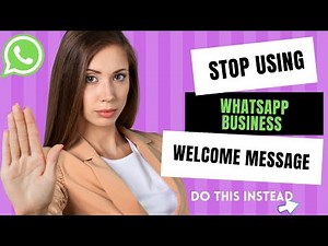 Stop 🚫 Using WHATSAPP BUSINESS Default Welcome Message/ How To Edit Your Greeting Message To Clients
