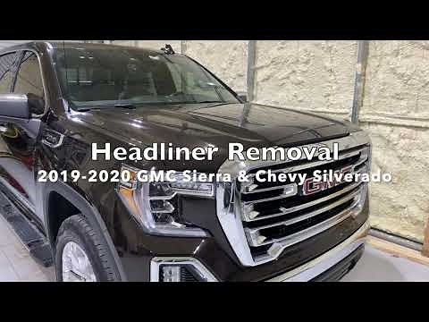 How to remove the 2019-2021 GMC Sierra / Chevy Silverado Headliner