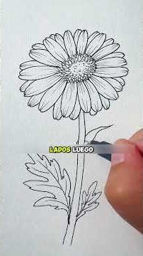 Step-by-Step Drawing of a Beautiful Flower #creativeart #drawing