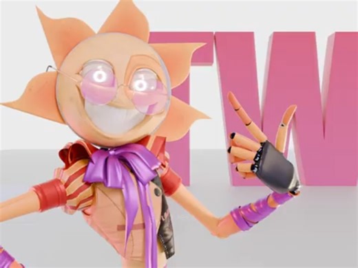 【FNAF安全漏洞】LEFT RIGHT GO TWO | FNAF | 3D animation meme | Sun/Moon |