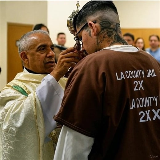 A holy priest brought a first-class relic of St. Carlo Acutis to LA County Jail, allowing prisoners to venerate the young Blessed who loved the Eucharist. Even behind bars, grace finds a way in. The Eucharist is my highway to Heaven.— St. Carlo Acutis #fblifestyle | Catholic Tradition & Evangelization