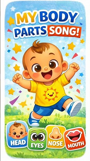 Kids body parts song | body parts #bodyparts #kidslearning #bodypartsname #bodypartssong