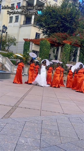 Stunning Bridal Makeup and Wig Installation