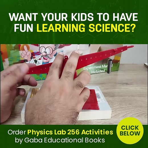 Discover the fun in learning with our Physics Lab Kit for Kids! Hands-on experiments that inspire curiosity, creativity, and a love for science. Perfect for young explorers! Order the Physics Lab by Gaba Educational books today https://shorturl.at/nn1LQ #gabaedu #labmaterial | Gaba Educational Books
