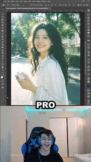 The Easiest Way to Fix Color Cast in Photoshop | Beginner vs Pro #shorts #photoshop