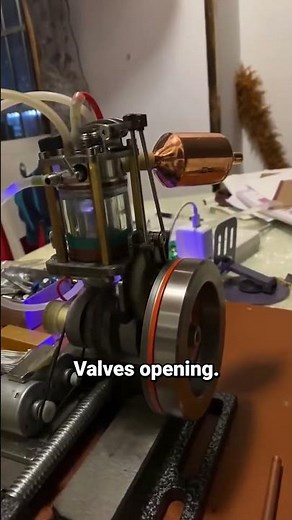 See Inside a Running Engine! 🔥 Transparent Model Explained #Shorts