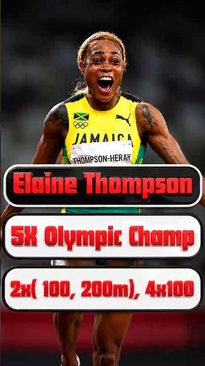 5 Olympic Gold Medals Later... Elaine Thompson-Herah Is STILL a Legend! #elainethompson #athletics