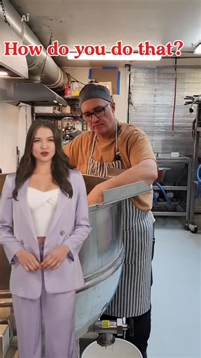 The kettle has to be cleaned. It's a big kettle. And it's a big job. But somebody's got to do it. Wayne explains how it's done. #candystore #cleaning #kettle #candyfactory #howitsdone | Pioneer Valley