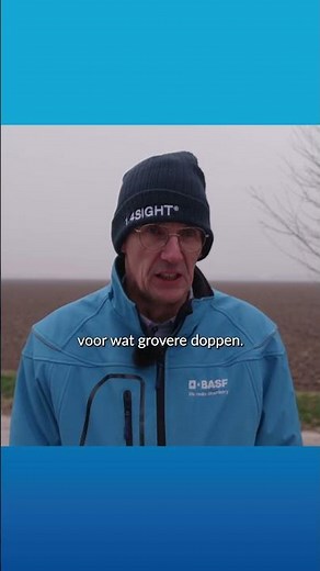 Drift voorkomen bij het spuiten? Spuit zoveel mogelijk met een grove druppel