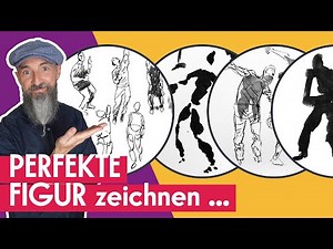 Menschen zeichnen ohne Vorkenntnisse – frei und unbeschwert mit diesen einfachen Methoden.