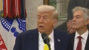 Trump abruptly ends news conference & press rushed out over 'medical emergency'