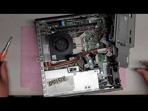 Dell Optiplex 790 Disassembly RAM SSD Hard Drive Upgrade Repair Power Supply Replacement No Power